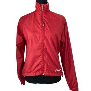 CLOUDVEIL Red Packable Vented Biking Windbreaker Jacket Small